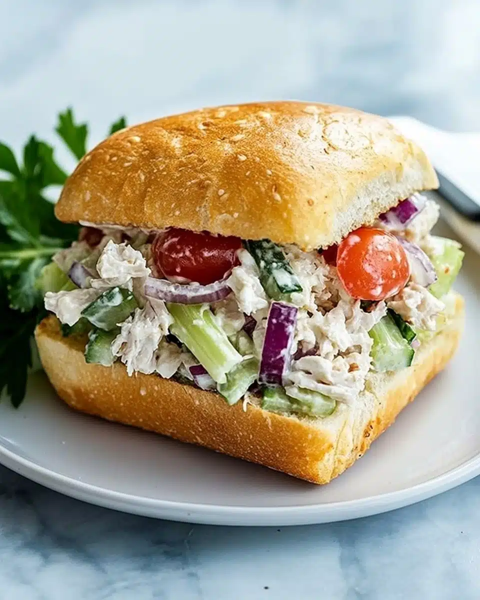 Easy Greek Chicken Salad Sandwich: Mediterranean Flavor Guide
